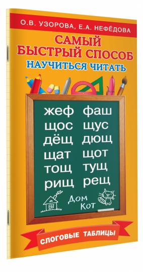 Самый быстрый способ научиться читать. Слоговые таблицы