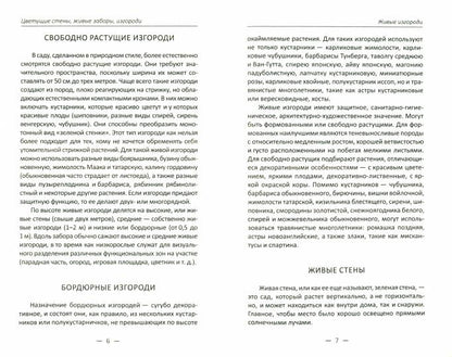 Цветущие стены, живые заборы и изгороди