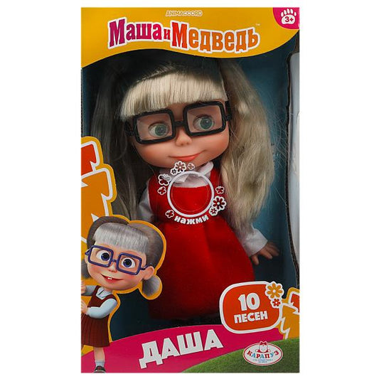 Кукла Маша И МЕДВЕДЬ Даша 25см, озвуч, кор КАРАПУЗ в кор.18шт