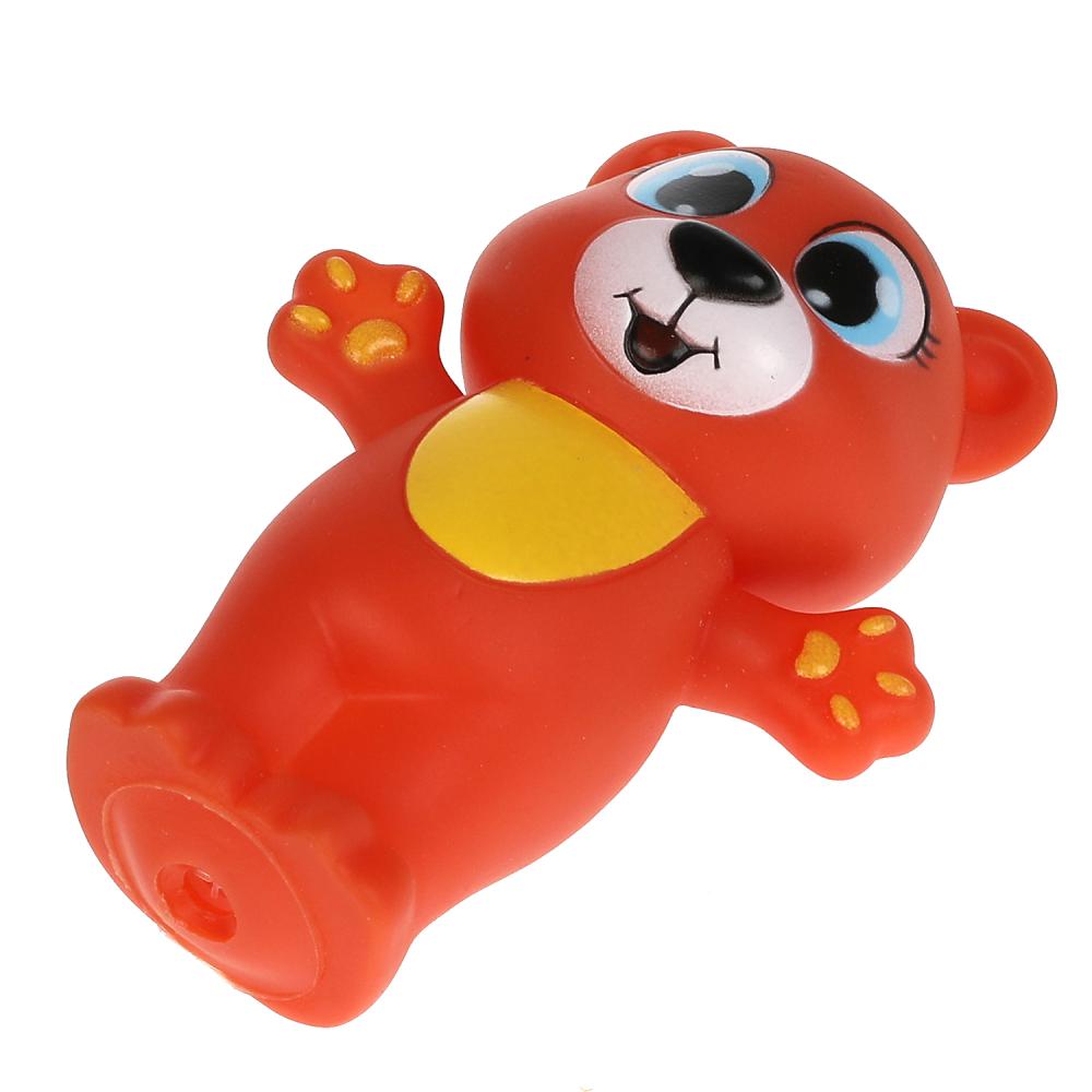 YF-03-2021 Игрушка для ванны мишка 9 см, в сетке, КАПИТОШКА в кор.2*240шт