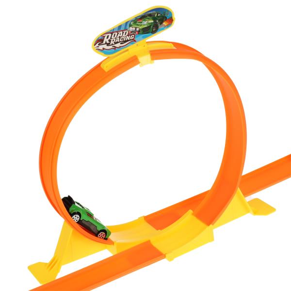 Автотрек с катапультой, крокодил, кор.36*25*9,5см ТЕХНОДРАЙВ в кор.36шт