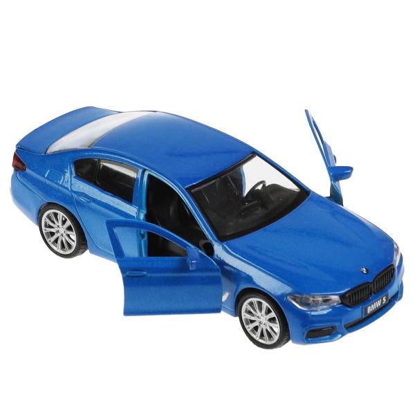Машина металл BMW 5-ER SEDAN M-SPORT 12 см, двери, багаж, син, кор. Технопарк в кор.2*36шт
