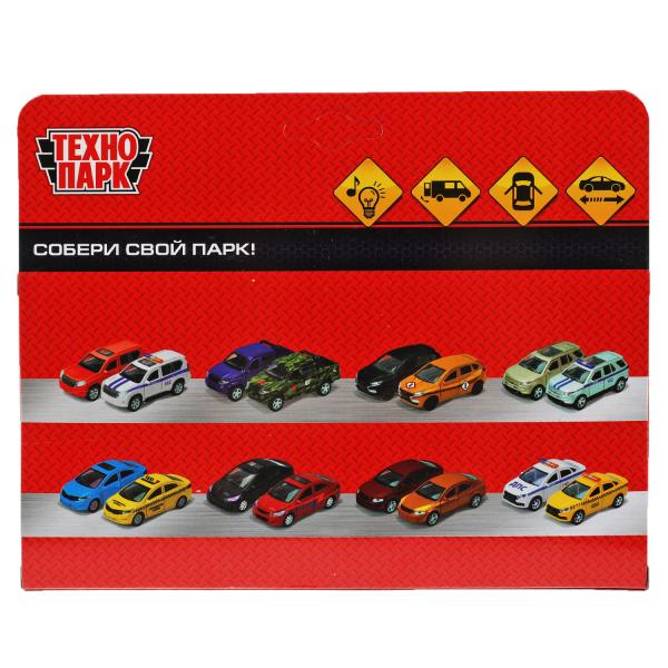 Машина металл свет-звук RENAULT master ПОЛИЦИЯ 14 см, двер, серебрист, кор. Технопарк в кор.2*32шт