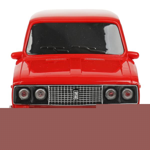 Машина р/у ВАЗ-2106 18 см, свет, крас, кор. Технопарк в кор.24шт