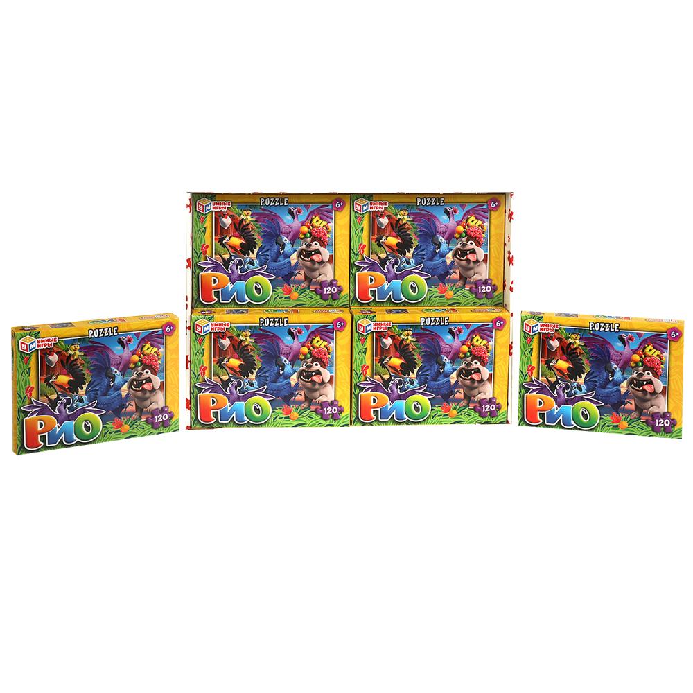 РИО. Пазл классический в коробке. 120 деталей. 180х130х25 мм. Умные игры в уп.8шт в кор.8уп