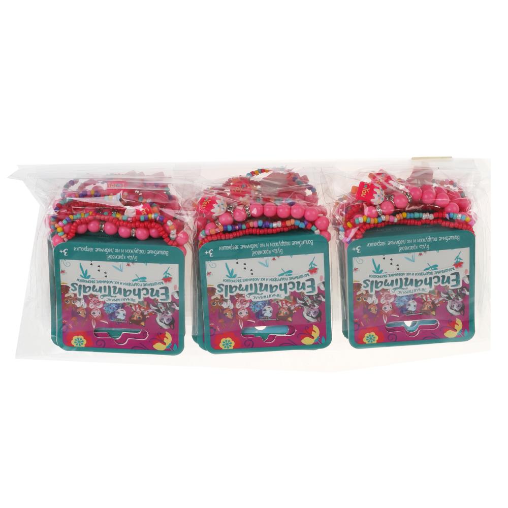 Аксессуары д/девочек ЭНЧЕНТИМАЛС браслеты, 3шт в пак. МИЛАЯ ЛЕДИ уп-12шт в кор.100уп