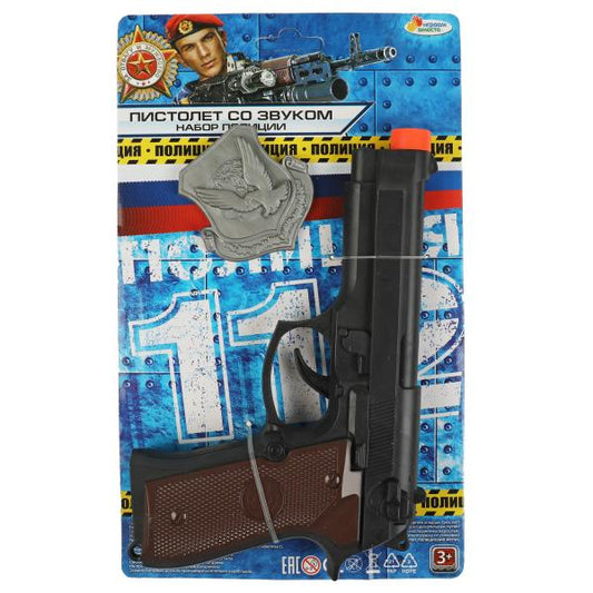Набор ПОЛИЦИЯ звук, блист.15,3*25,7*5см ИГРАЕМ ВМЕСТЕ в кор.2*120шт