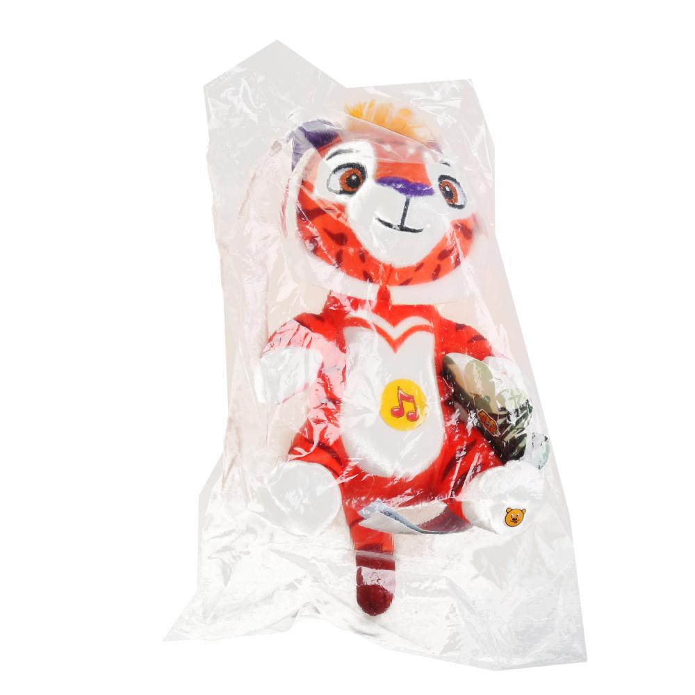 МЯГКАЯ ИГРУШКА "МУЛЬТИ-ПУЛЬТИ" ТИГ 25СМ "ЛЕО И ТИГ" ОЗВУЧ. РУССИФИЦ. В ПАК. в кор.24шт