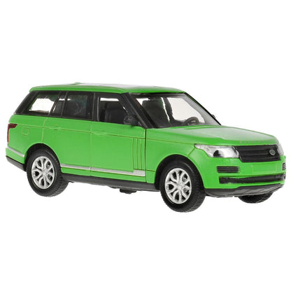 Машина металл RANGE ROVER VOGUE SOFT 12 см, двер, багаж, инер, зеленый, кор. Технопарк в кор.2*36шт