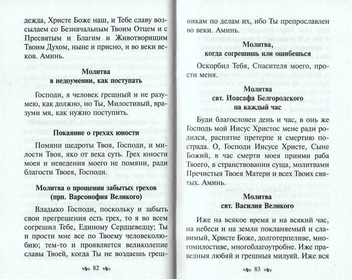 Молитвенный покров для защиты от бед и напастей на всех путях жизни