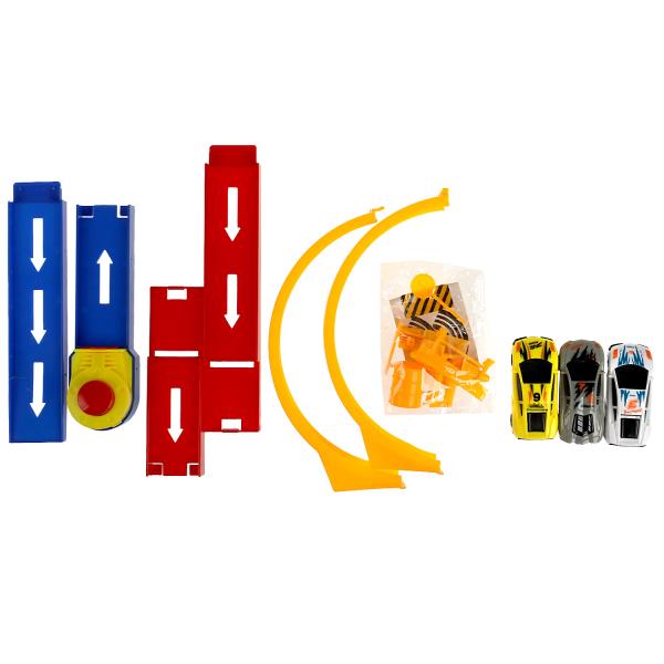 Автотрек петля 360, 3 машинки, кор.41,5*25,6*4,5см ТЕХНОДРАЙВ в кор.2*30шт