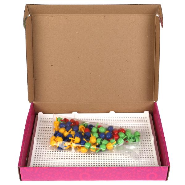 Сказочный патруль. Мозаика пластиковая. 100 фишек.4 цвета. Поле 195х155мм в кор Умные игры в кор20шт