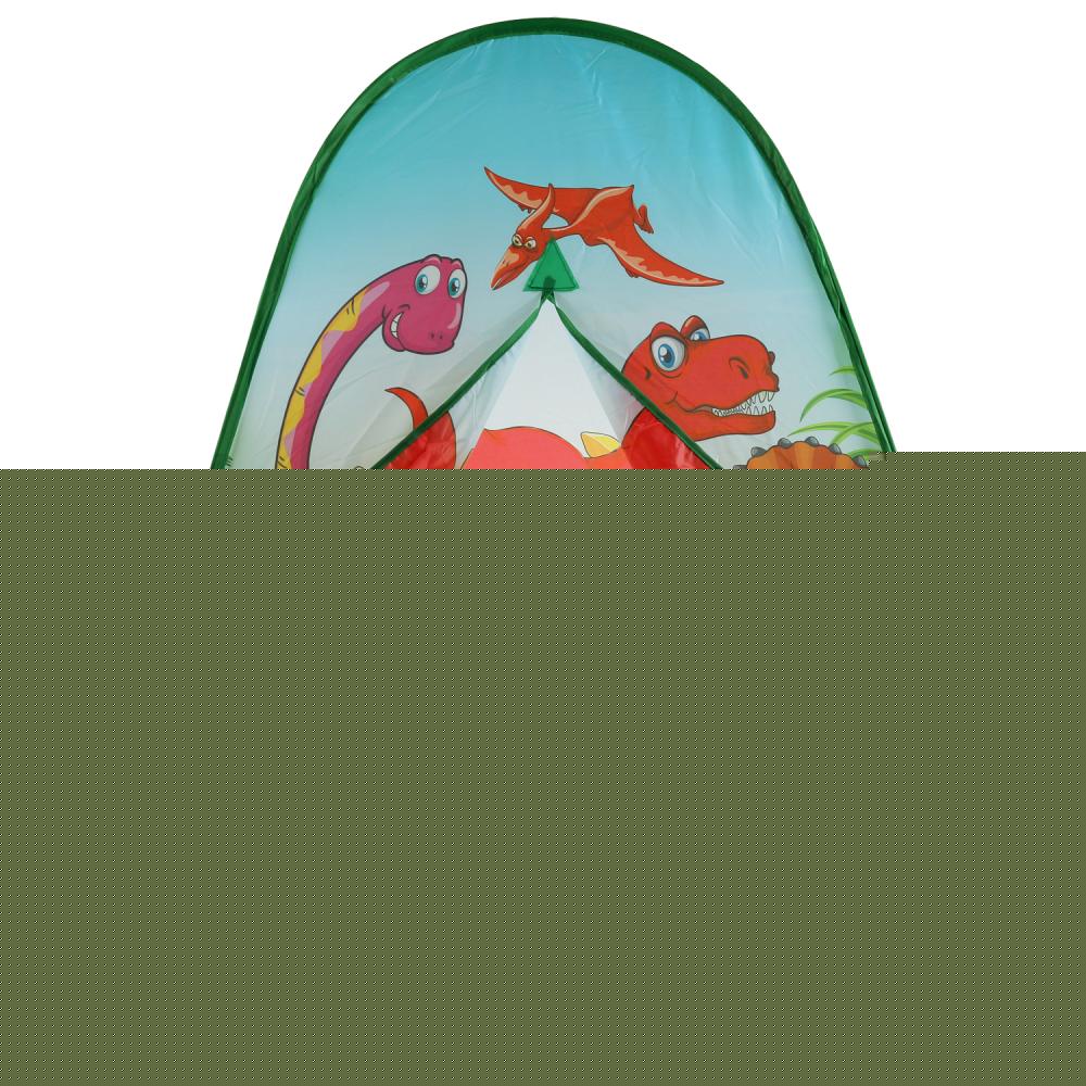 GFA-DINO01-R 307003 Палатка детская игровая 81х90х81см, в сумке ТМ "ИГРАЕМ ВМЕСТЕ" в кор.24шт