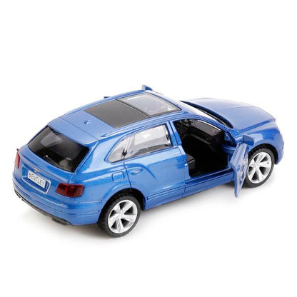 МАШИНА "ТЕХНОПАРК" МЕТАЛЛ. ИНЕРЦ. BENTLEY BENTAYGA, 1:45, ОТКРЫВ. ДВЕРИ, В РУСС. КОР. в кор.2*36шт
