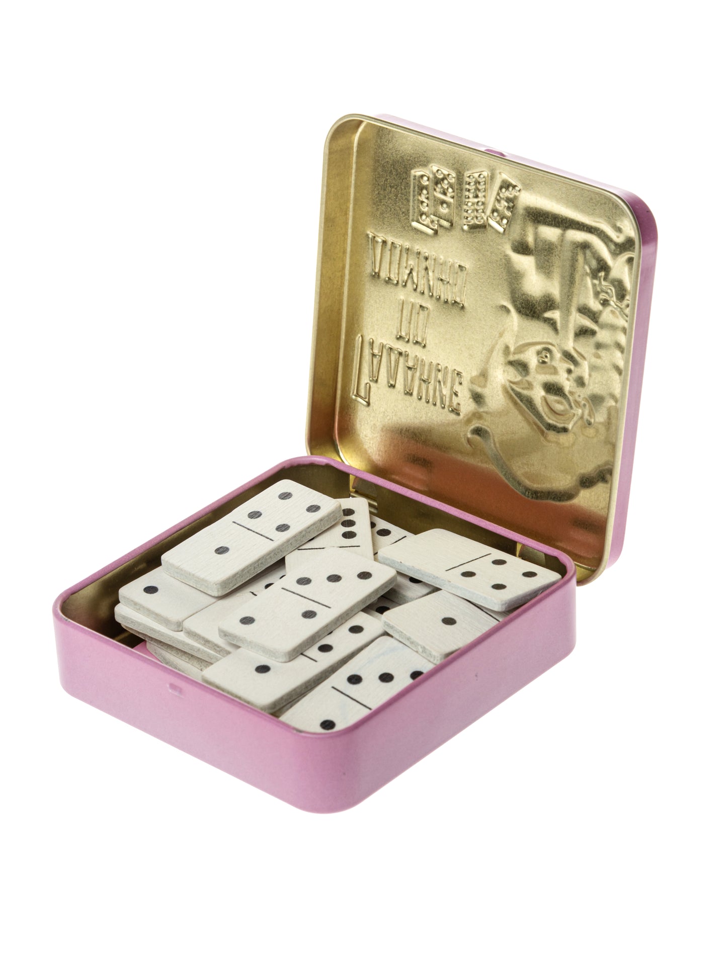 Игра настольная "Гадание по домино" (жестяная коробочка) в кор.42шт