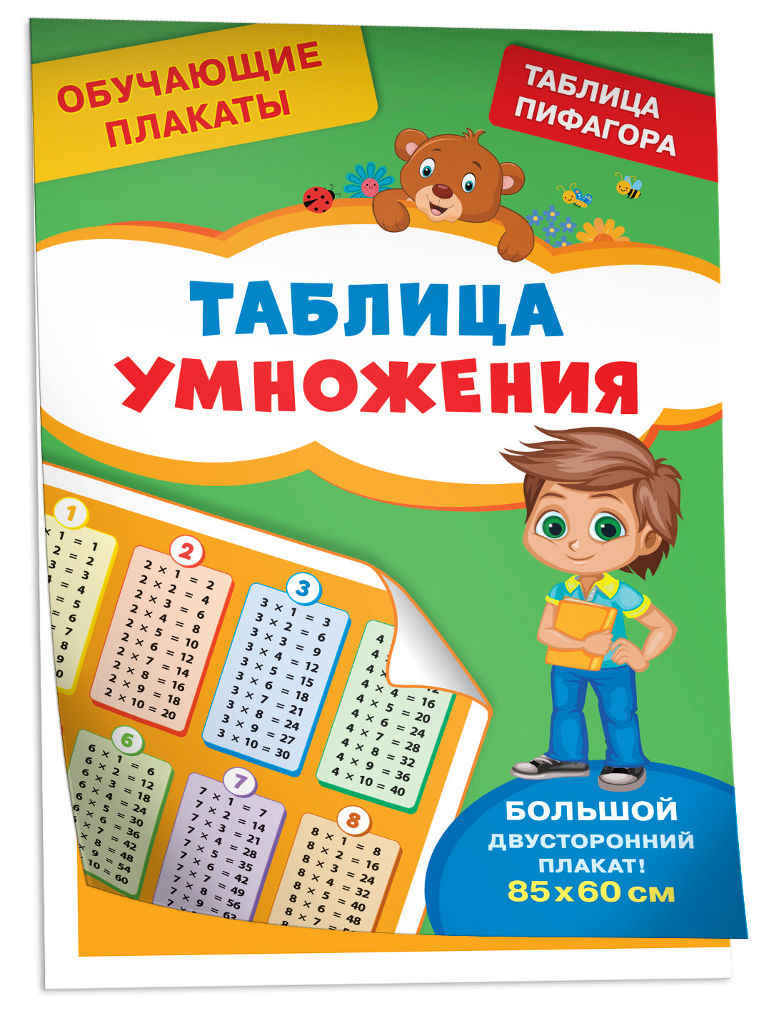 Обучающие плакаты. Таблица умножения