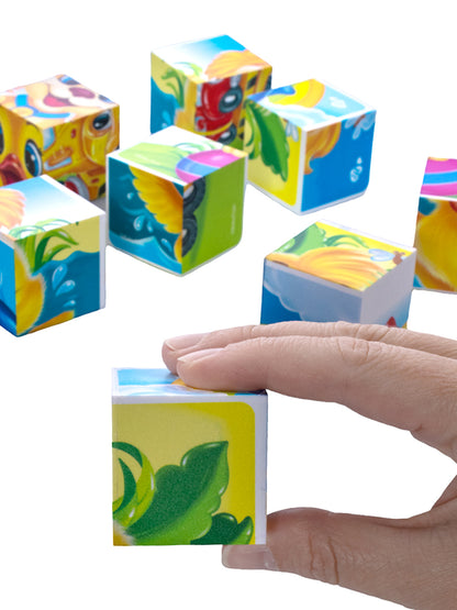 Кубики "Глазастики" (без обклейки) 9 шт Baby Toys