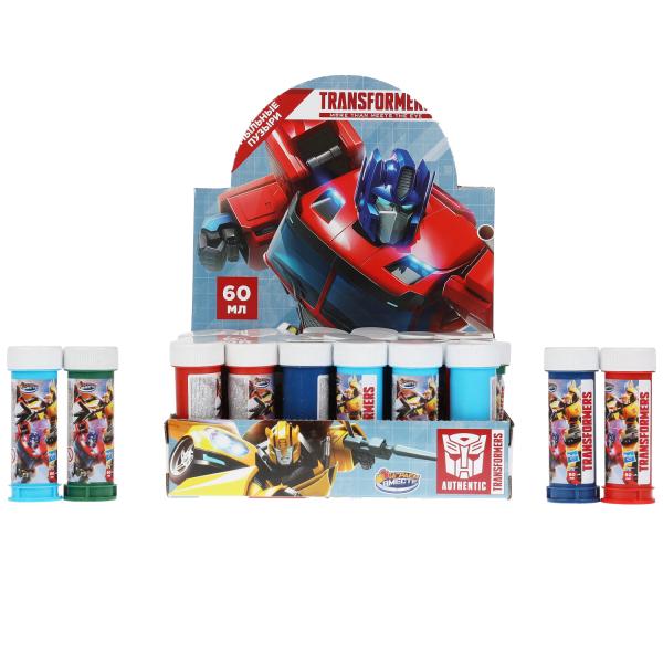 Мыльные пузыри Трансформеры 60мл ИГРАЕМ ВМЕСТЕ уп-36шт в кор.6уп