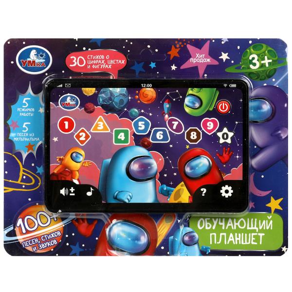 Обучающий планшет 100 песен, стихов и звуков.блист.бат. Умка в кор.96шт