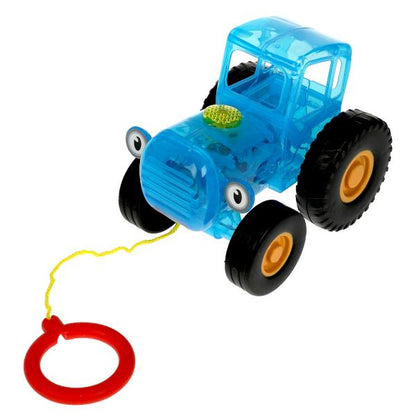 Умка. Каталка "Синий трактор" 20 песен,загадок,звуков.прозрачный пластик.свет.кор.бат. арт.HT848-R5