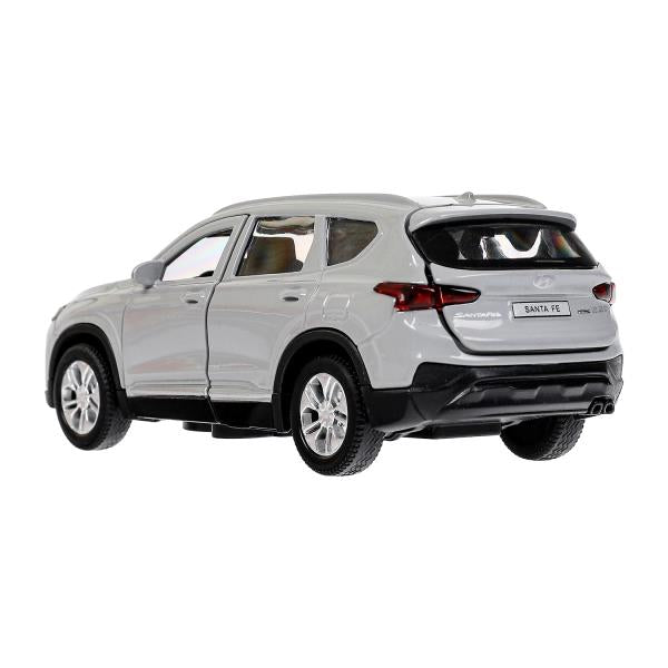 Машина металл HYUNDAI SANTAFE 12 см, двери, багаж, инерц, темно серый, кор. Технопарк в кор.2*36шт