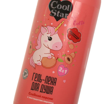 Гель - пена для ванн cutie сладкий персик 400 мл Cool Star в кор.6шт