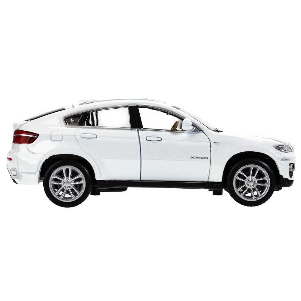 Машина металл свет-звук BMW X6, 15,5 см, двери, капот, багажник, инерция Технопарк в кор.2*24шт