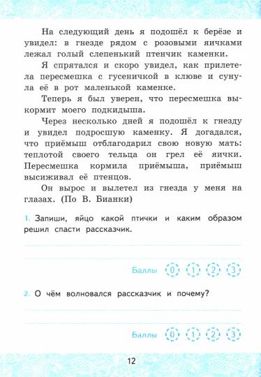 Литературное чтение. 3 класс. Зачетные работы. К учебнику Л. Ф. Климанова, В. Г. Горецкого и др. Часть 2