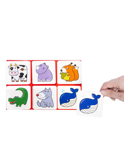 Лото для малышей Зверята (4 карточки, 24 фишки) Baby Toys