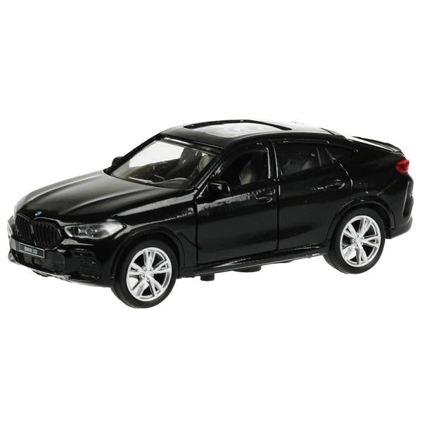 X6-12-BK342357 Машина металл BMW X6 длина 12 см, двери, багаж, инер, черный, кор. Технопарк в кор.2*