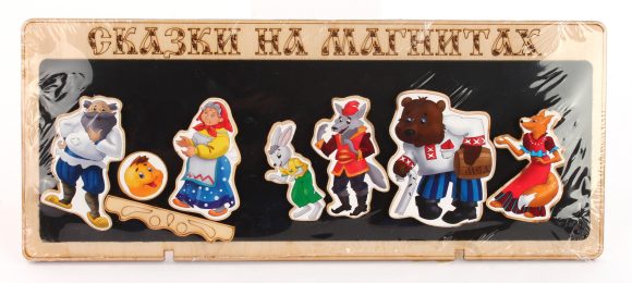 Сказки на магнитах "Колобок" арт.К-0543 /2 (дерево) /60