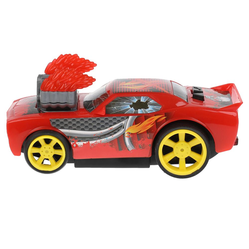 Машина пластик свет-звук СПОРТКАР 18 см, 2 кнопки, своб. ход, кор. Технопарк в кор.2*36шт