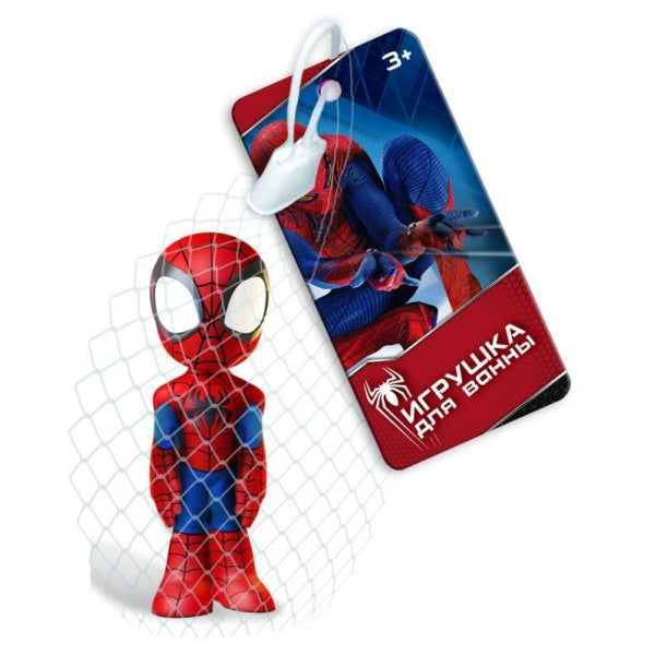 LX-SPIDER Игрушка для ванны человек-паук 1 шт. в сетке КАПИТОШКА в кор.100шт