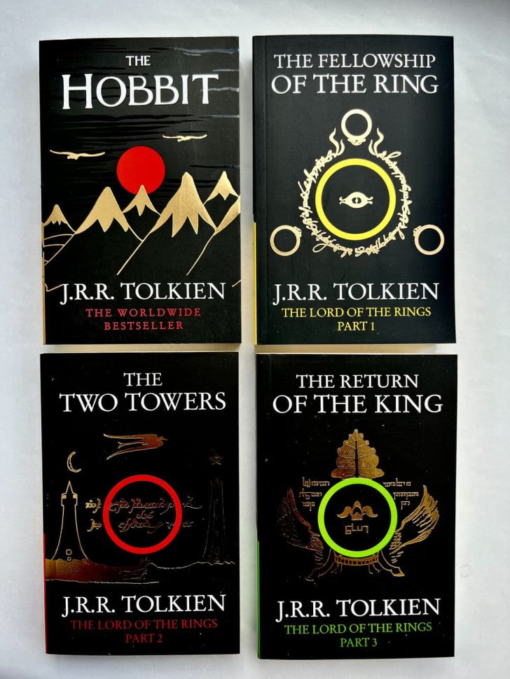 The Hobbit.The Lord of the rings (Хоббит.Властелин колец- комплект 4 книги)