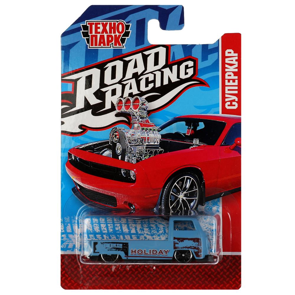 Машина металл ROAD RACING СУПЕРКАР 7,5 см, в ассорт, блист. Технопарк в кор.2*360шт
