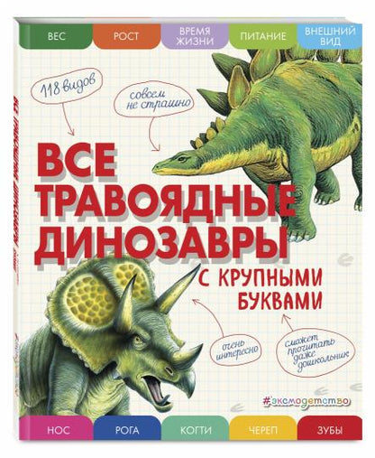 Все травоядные динозавры с крупными буквами