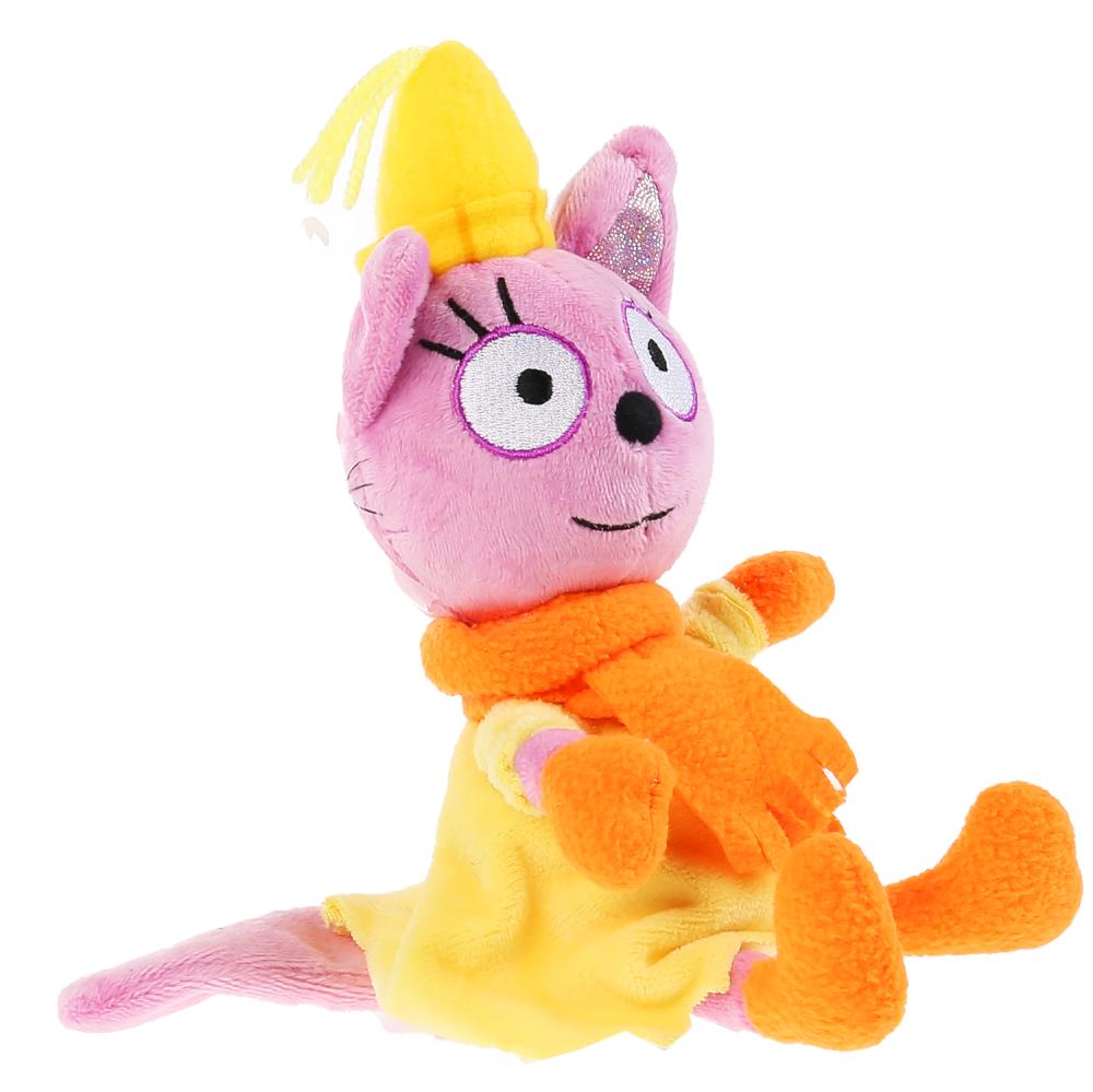 Игрушка мягкая ТРИ КОТА лапочка в зимней одежд, 13см, муз. чип, в Пак. "МУЛЬТИ-ПУЛЬТИ" в кор.24шт