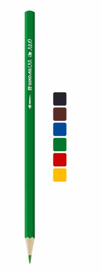 "Лео" "ШколаСад" LSWP-06 Набор акварельных карандашей заточенный  6 цв. . LSWP-06