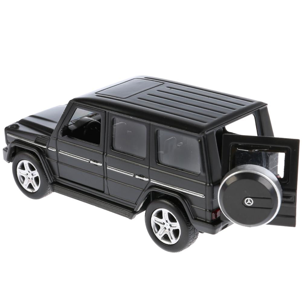 ТМ Технопарк. Машина металл "MERCEDES-BENZ G-CLASS" 12см, открыв. двери, инерц., ЧЕРНЫЙ в кор.2*36шт