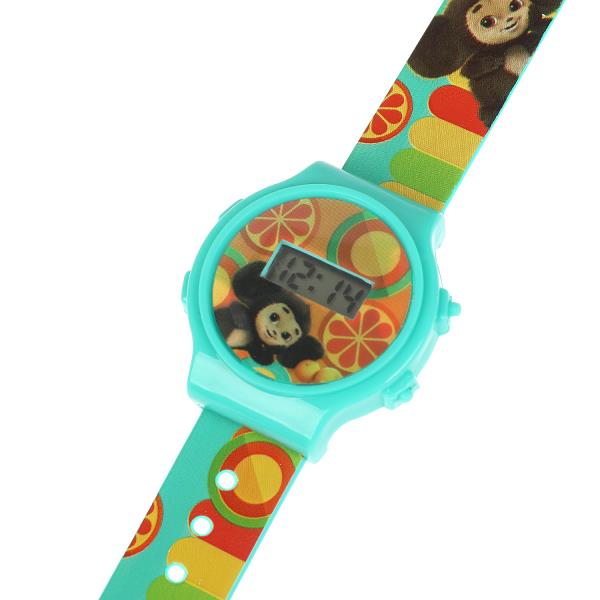 Часы Чебурашка показывают время и дату, блист.28*8*1см ИГРАЕМ ВМЕСТЕ в кор.4*120шт