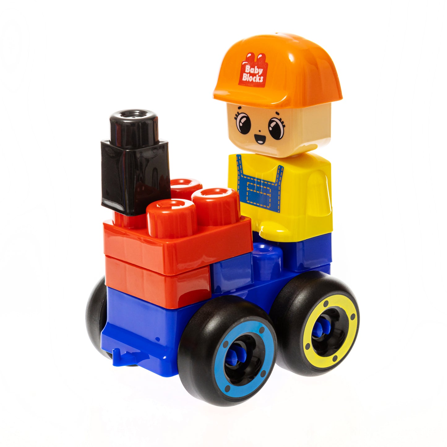 Конструктор пластиковый На стройке 21 деталь Baby Blocks