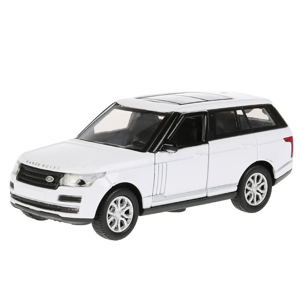 Машина металл RANGE ROVER VOGUE длина 12 см, двер, багаж, инерц, белый, кор. Технопарк в кор.2*36шт