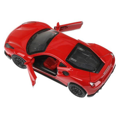 Машина металл ferrary 488 gtb 12 см, двери, багажник, инерция Технопарк в кор.2*120шт