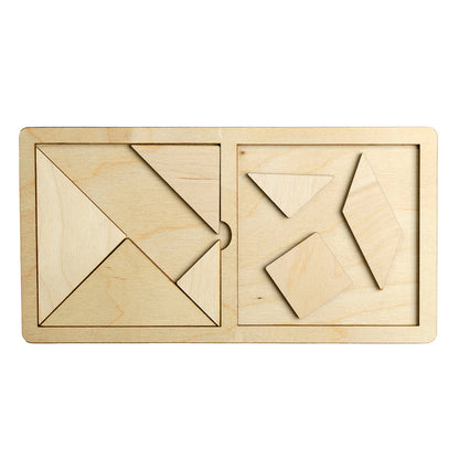 Игра головоломка деревянная "Танграм" (большая)