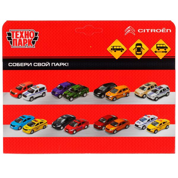 JUMPER-14POL-SRМашина металл CITROEN JUMPER ПОЛИЦИЯ 14 см, двер, баг, инер, серебр, кор. Технопарк в