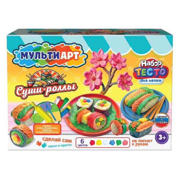Набор для лепки суши-роллы, 24 см MultiArt в кор.8шт