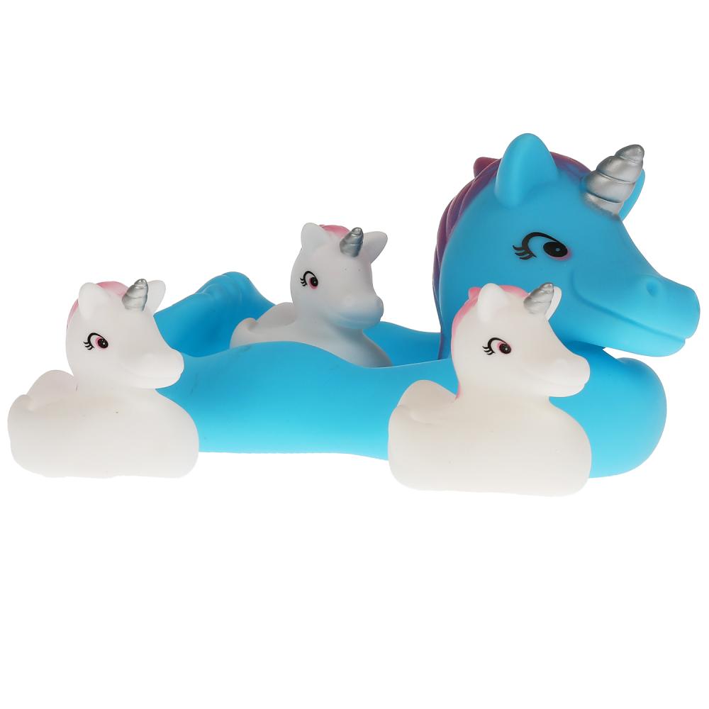Игрушка для ванны единорог-мыльница ИГРАЕМ ВМЕСТЕ в кор.2*72шт