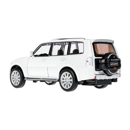 Машина металл свет-звук MITSUBISHI pajero 4wd turbo,14,5 см, двери, инерция Технопарк в кор.2*24шт