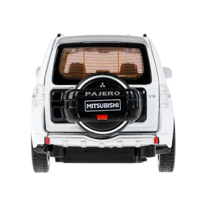 Машина металл свет-звук MITSUBISHI pajero 4wd turbo,14,5 см, двери, инерция Технопарк в кор.2*24шт