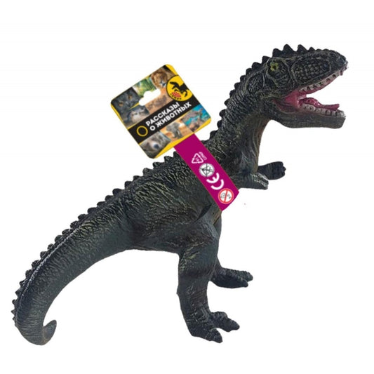 Пластизоль динозавр Со звуком 1 шт. хенгтег ИГРАЕМ ВМЕСТЕ в кор.72шт